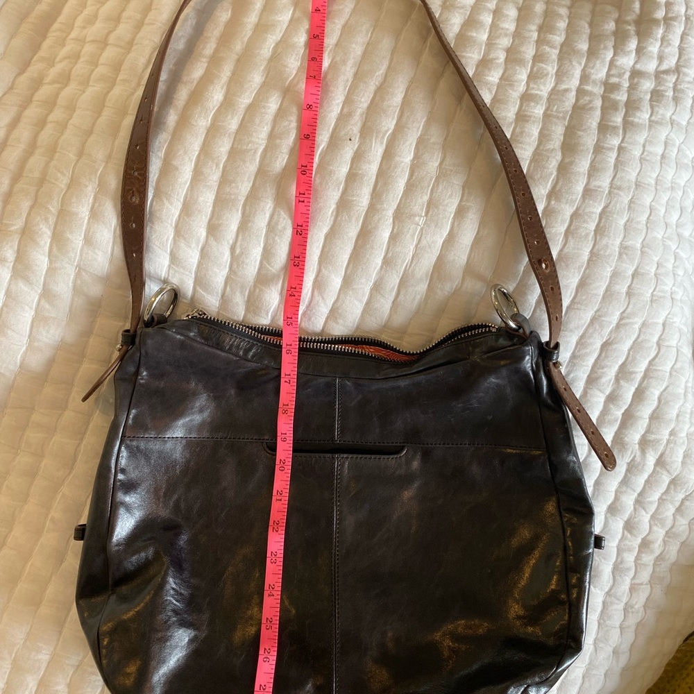 HOBO black & brown large leather bag